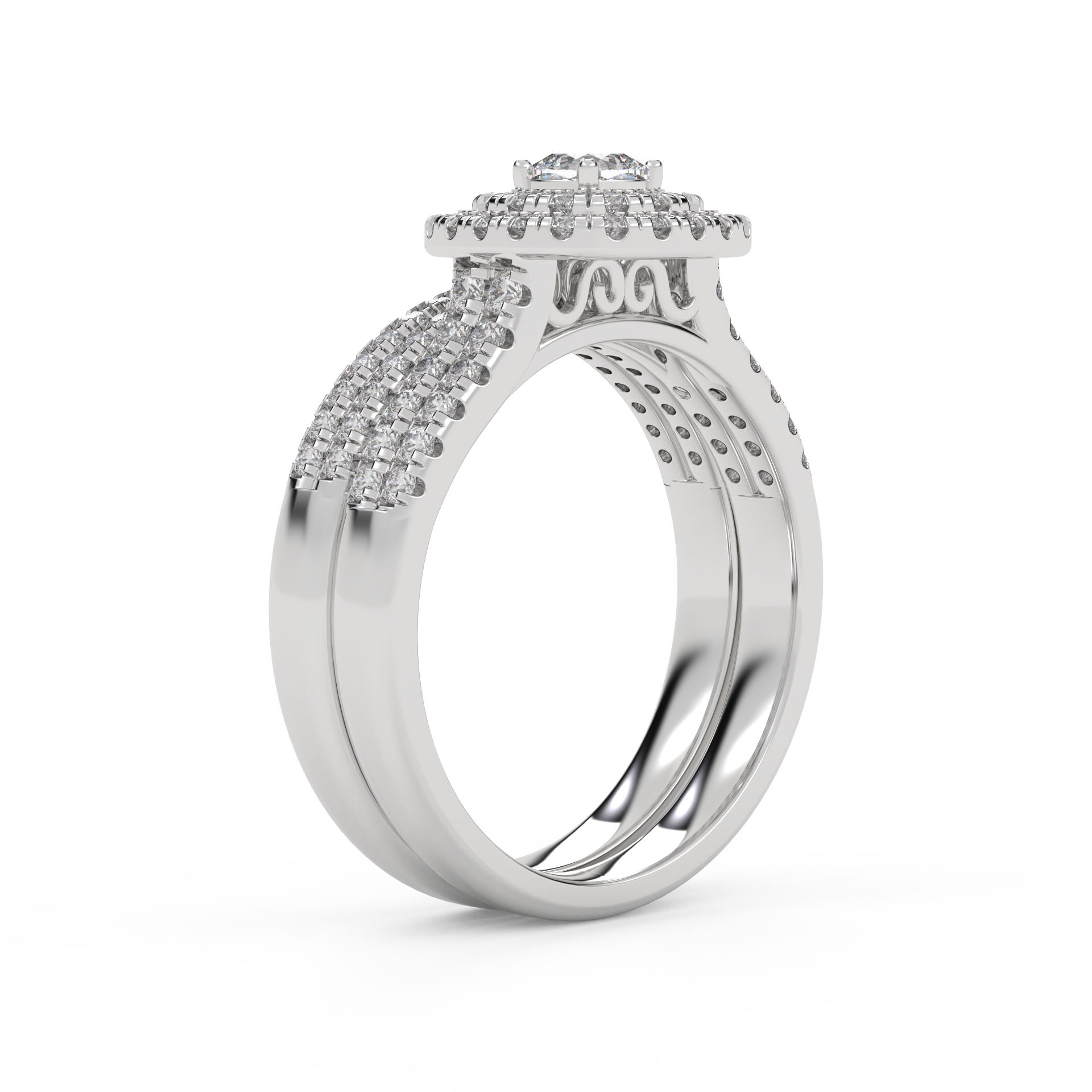 IGI Certified Bridal Set Ring