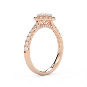 IGI Certified Round Shape 1.00 Carat Lab Grown Diamond Engagement Ring