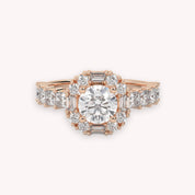 Engagement Rings for Women 2.00 Carat Lab Grown Diamond Wedding Ring