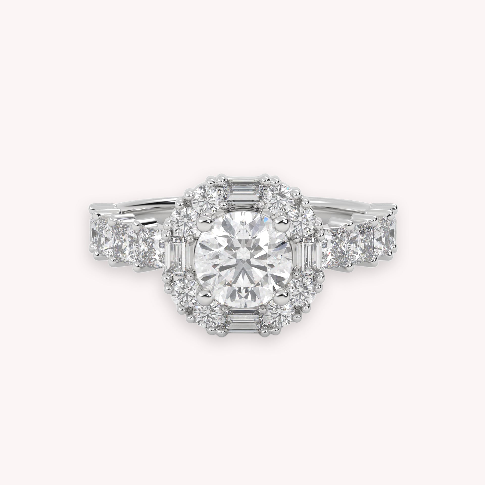 Engagement Rings for Women 2.00 Carat Lab Grown Diamond Wedding Ring