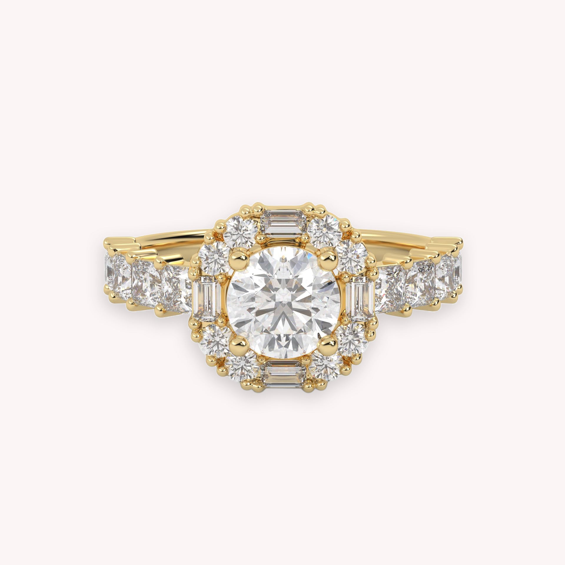 Engagement Rings for Women 2.00 Carat Lab Grown Diamond Wedding Ring
