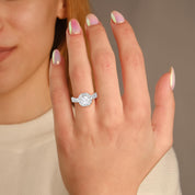 Engagement Rings for Women 2.00 Carat Lab Grown Diamond Wedding Ring