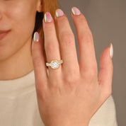 Engagement Rings for Women 2.00 Carat Lab Grown Diamond Wedding Ring
