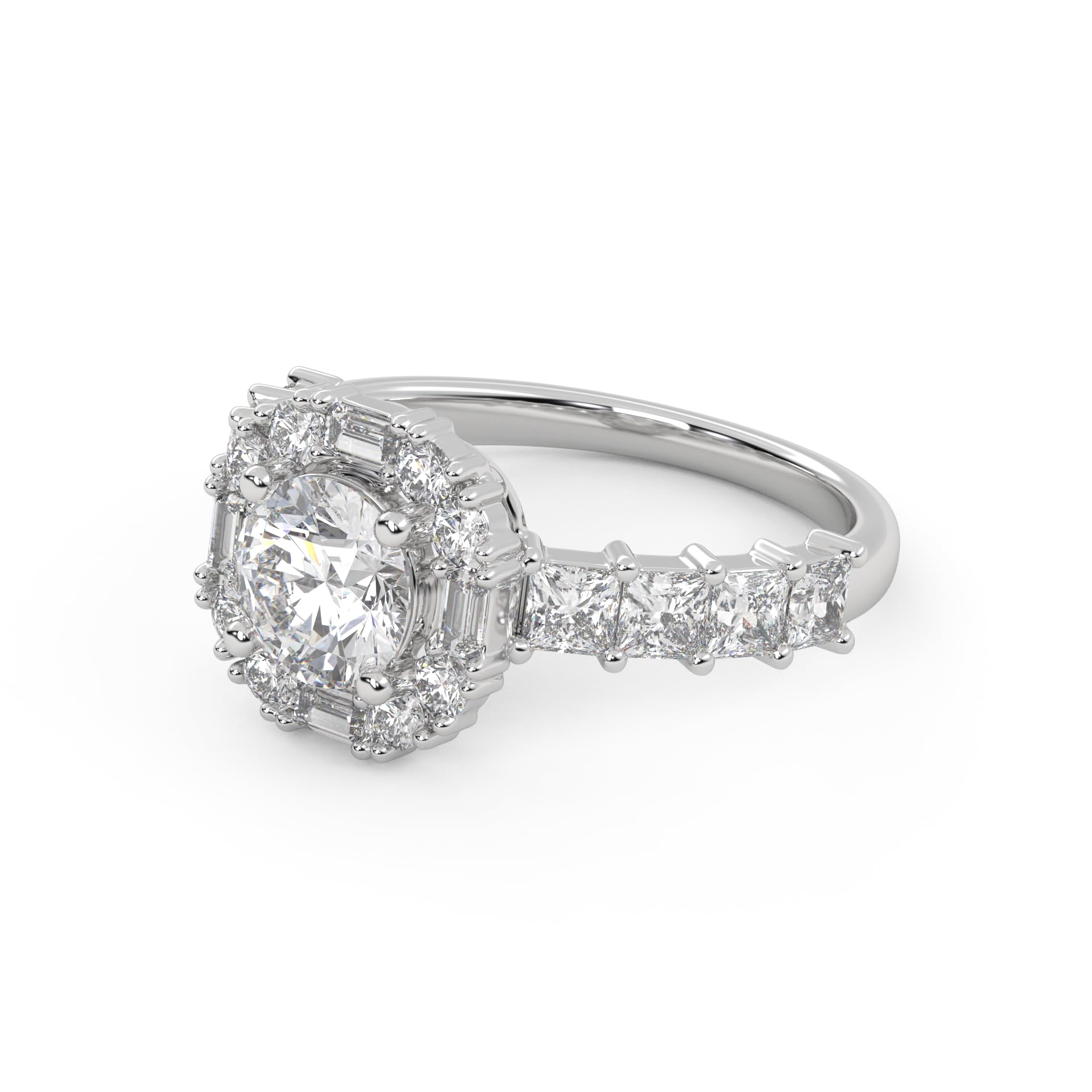 Engagement Rings for Women 2.00 Carat Lab Grown Diamond Wedding Ring