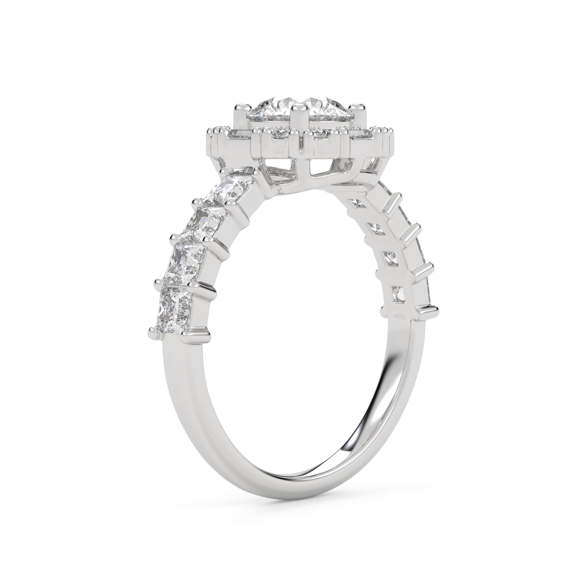 Engagement Rings for Women 2.00 Carat Lab Grown Diamond Wedding Ring