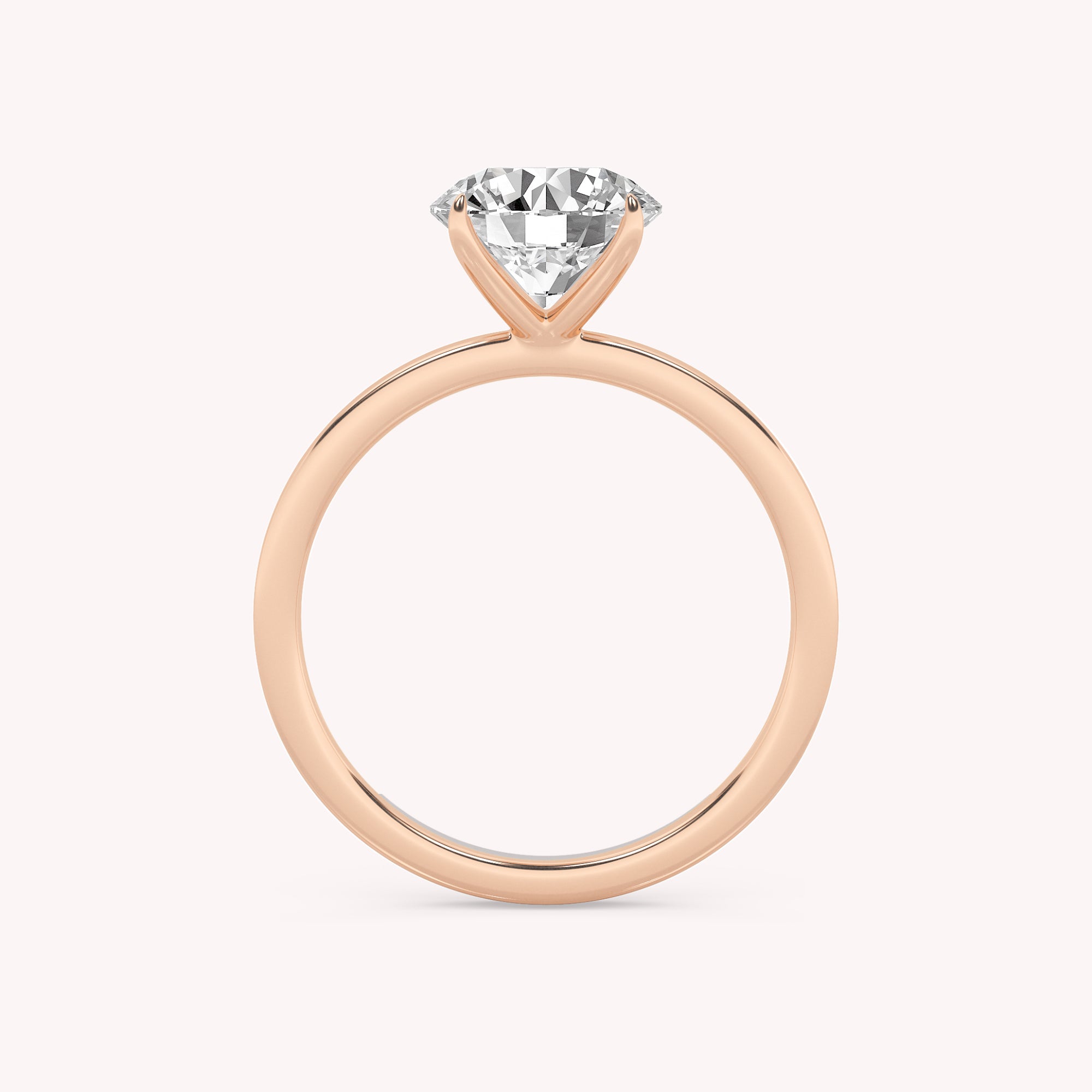 Lucas Petite Lab Grown Diamond Solitaire Engagement Ring