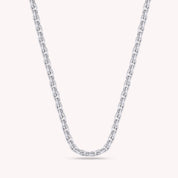 Twisted Braided 18 Inch Rope Chain with Spring-Ring Clasp