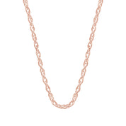 Twisted Braided 18 Inch Rope Chain with Spring-Ring Clasp