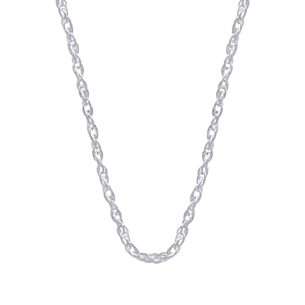 
                      
                        925 Sterling Silver Twisted Braided 18 Inch Rope Chain for Men & Women with Spring-Ring Clasp
                      
                    