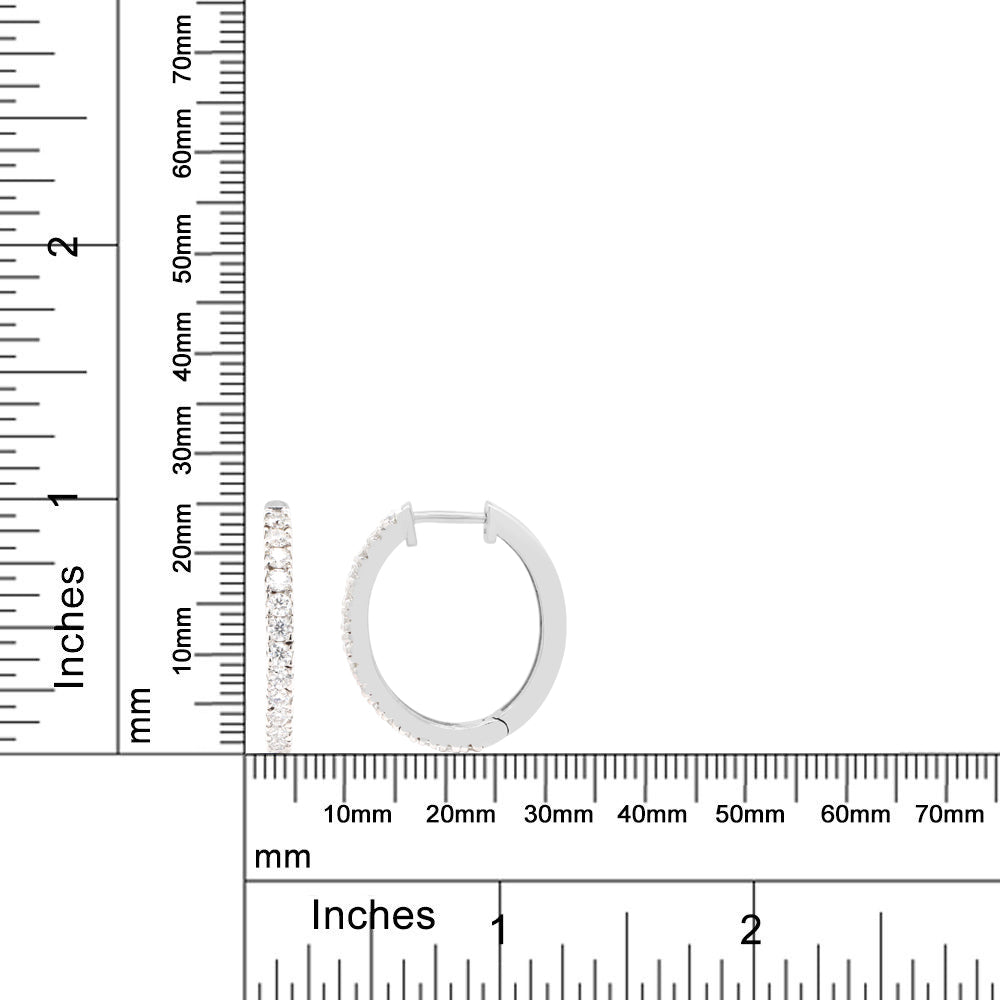 
                      
                        1 1/10 ct. t.w Round Cut Lab Created Moissanite Diamond Hoop Earrings In 10K Or 14K Solid Gold (1.10 Cttw)
                      
                    