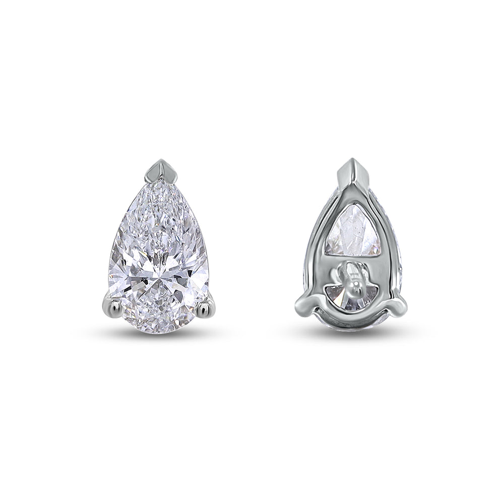 
                      
                        1 Carat Pear Shape IGI Certified Lab Grown Diamond Solitaire Stud Earring For Women In 925 Sterling Silver Or 10K Or 14K Solid Gold Jewelry
                      
                    