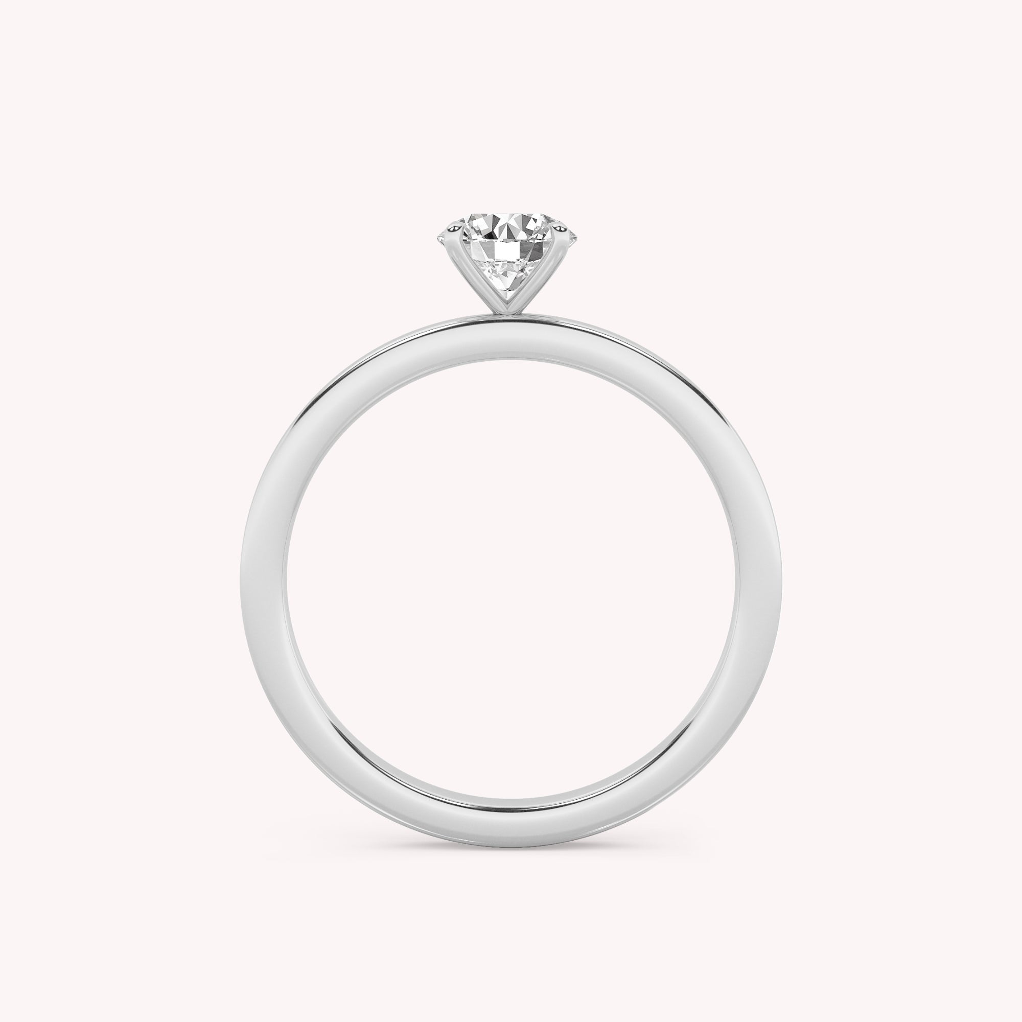 Lucas Petite Lab Grown Diamond Solitaire Engagement Ring