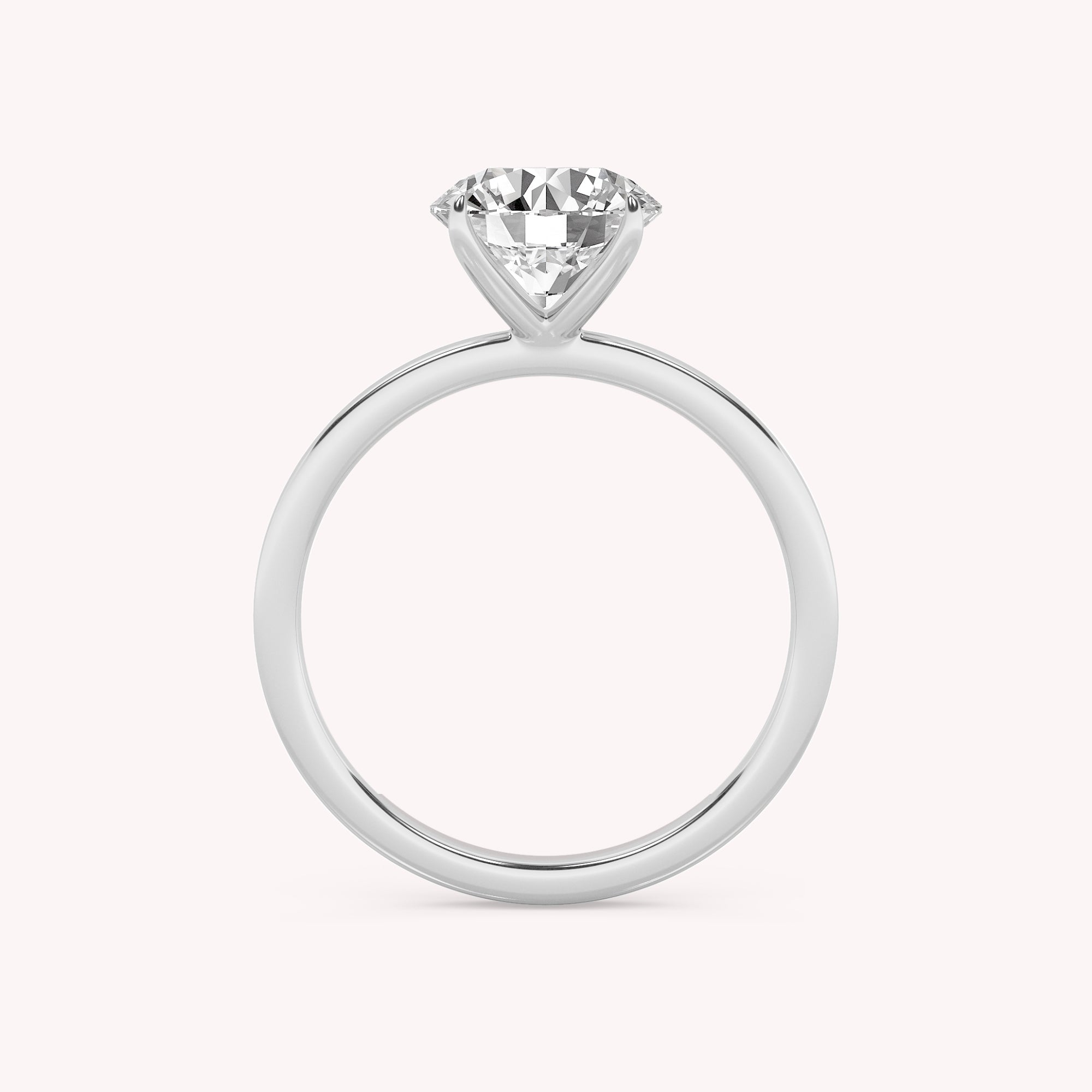 Lucas Petite Lab Grown Diamond Solitaire Engagement Ring