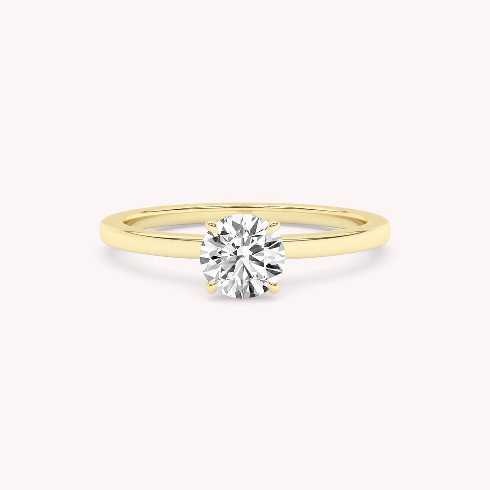 Lucas Petite Solitaire Engagement Ring