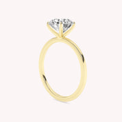 Lucas Petite Lab Grown Diamond Solitaire Engagement Ring