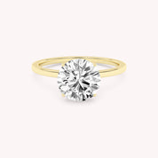 Lucas Petite Lab Grown Diamond Solitaire Engagement Ring