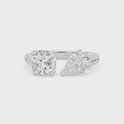 Mila Two Stone Toi-Et-Moi Lab Grown Diamond Ring