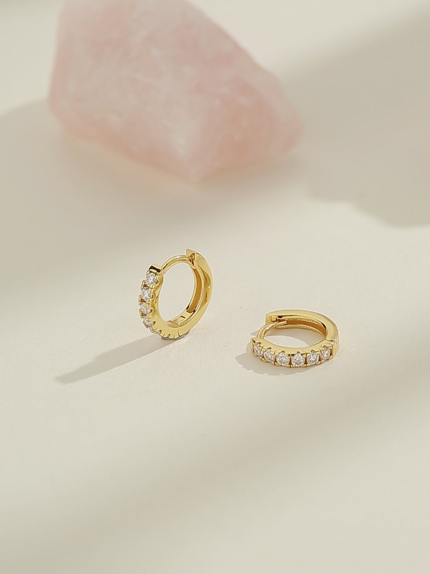 Dainty Forever Hoop Earrings