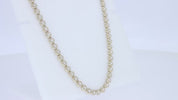 5MM Width Tennis Choker Necklace In Solid Gold