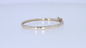 Round Shape 0.50 Carat Lab Grown Diamond Bangle Bracelet