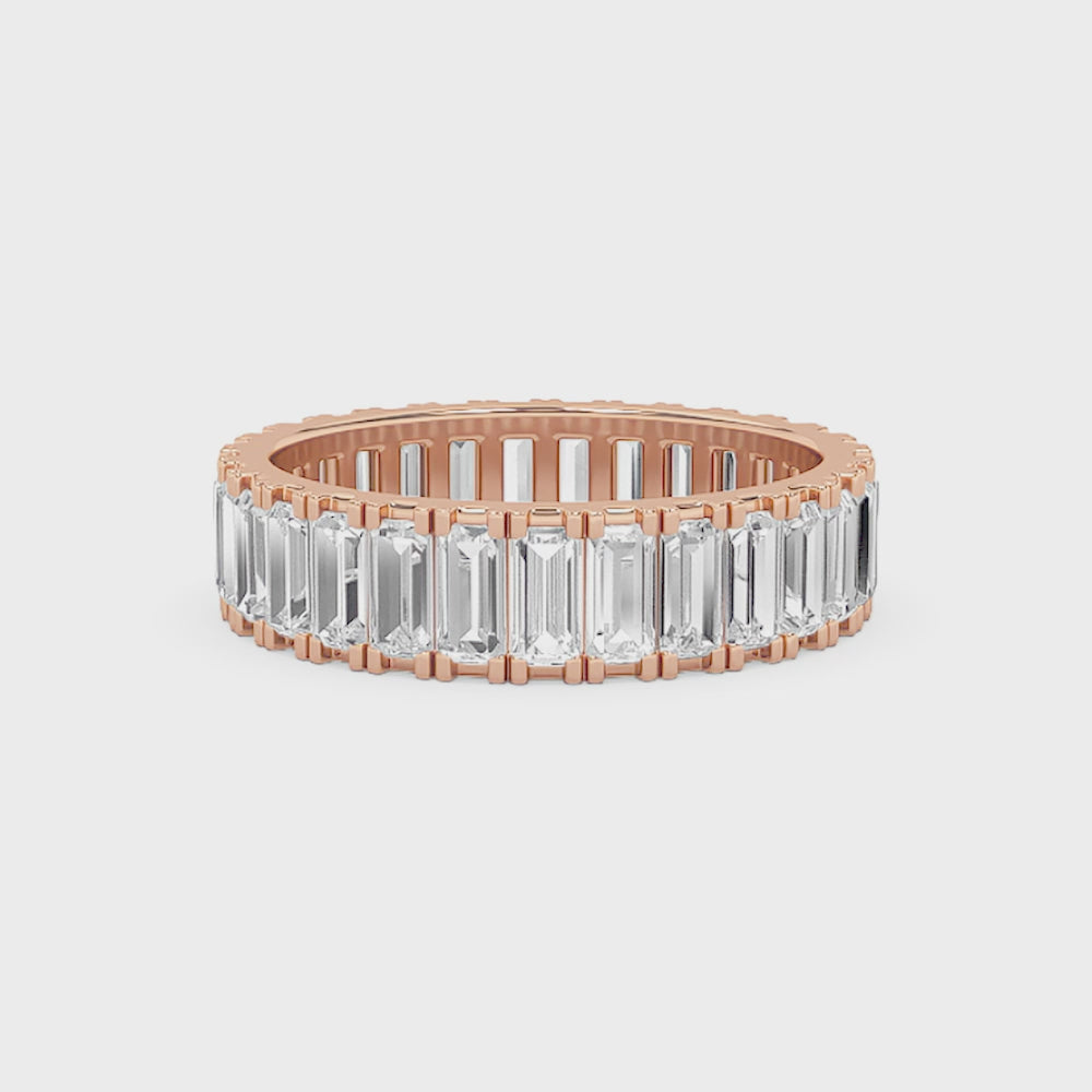 Adaline Baguette Station Eternity Ring