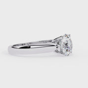 Laurel 4-Prong Solitaire Round Cut Lab Grown Diamond Engagement Ring