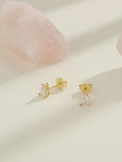 Pear Cut Diamond Earrings