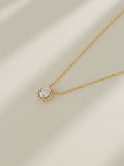 TearDrop Moissanite Diamond Necklace