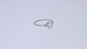 Oval, Marquise and Round Cut Cubic Zirconia Solitaire Engagement Ring for Women