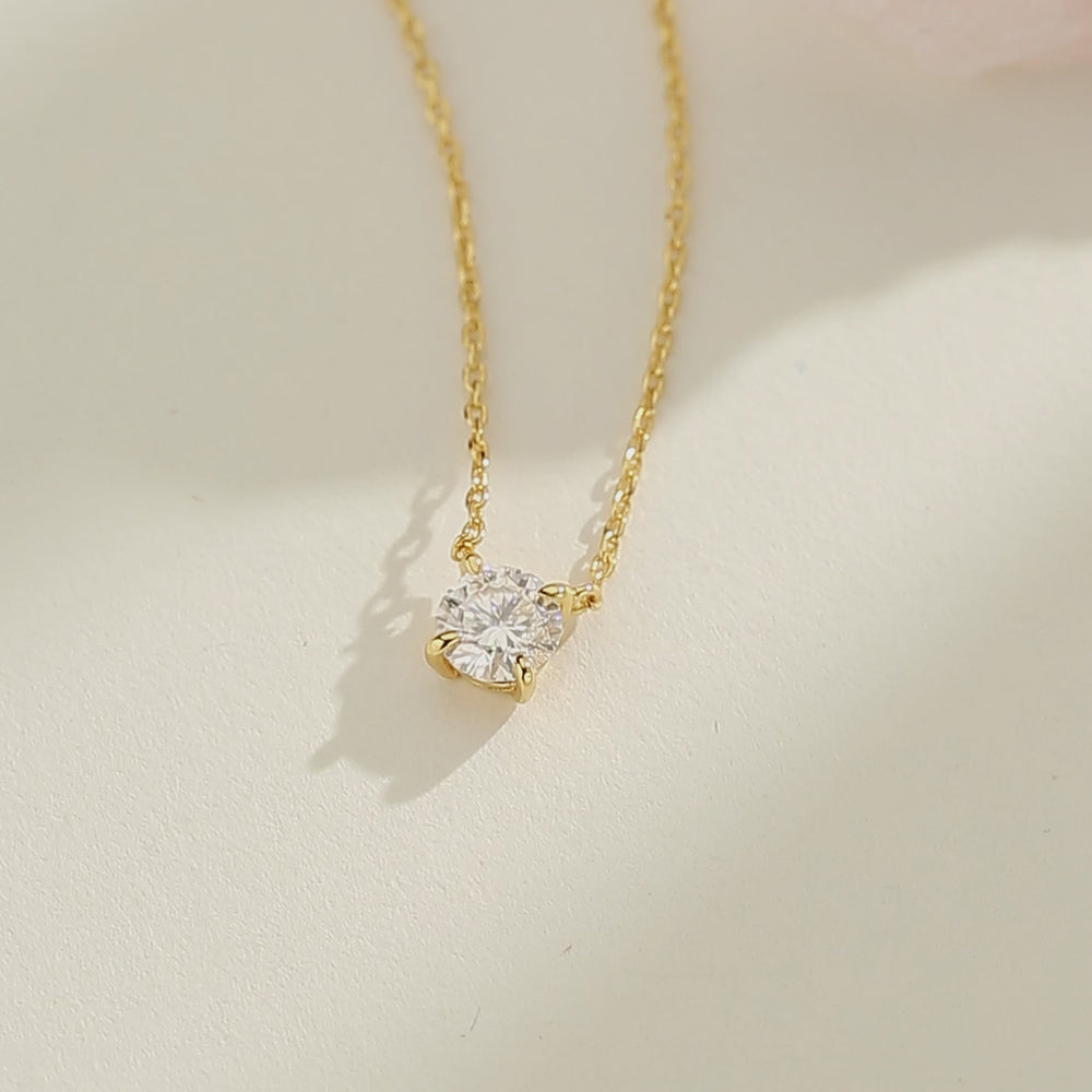 Solitaire Diamond Necklace