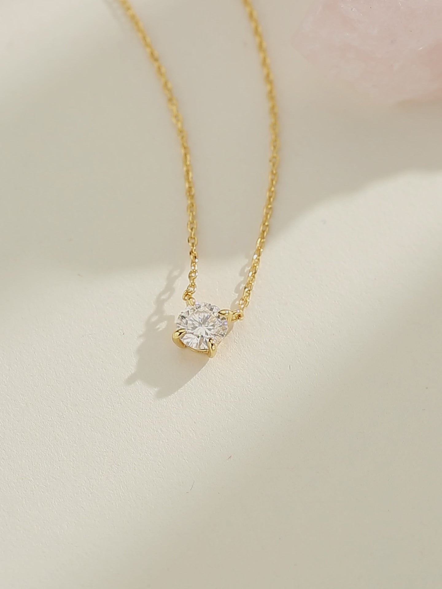 Solitaire Diamond Necklace