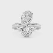 Orla Dual Pear Two Stone Engagement Ring