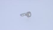 Princess Cut Lab Grown Diamond Engagement Ring