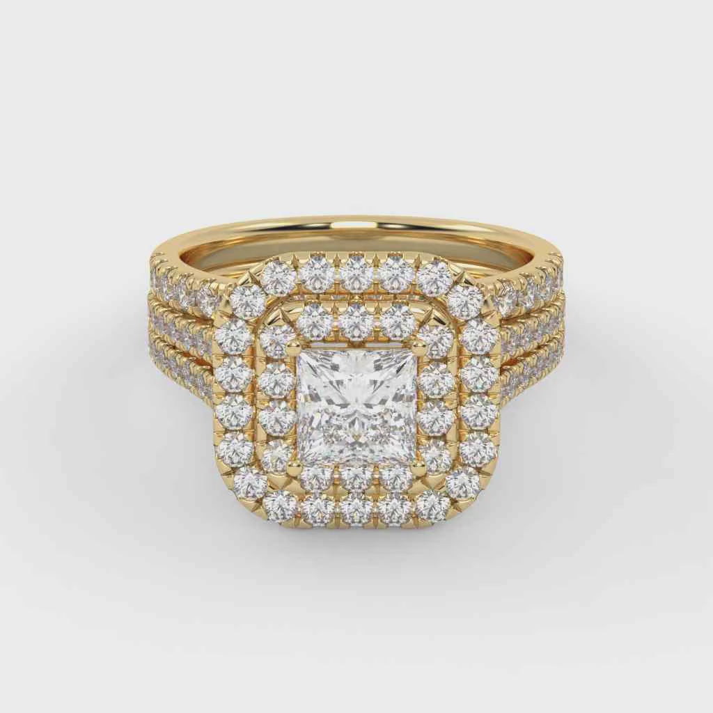 Heirloom IGI Certified Diamond Bridal Set