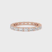 Troi Scalloped Eternity Ring