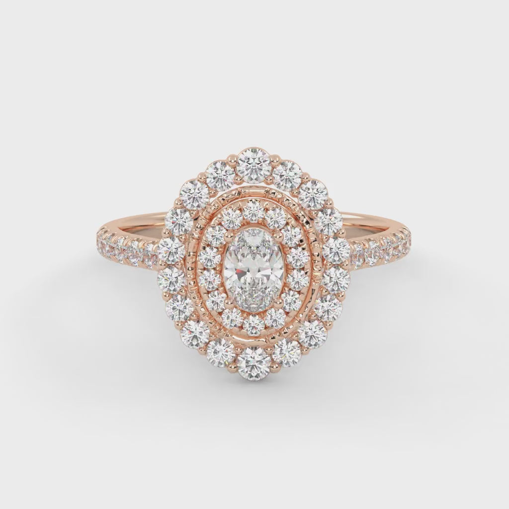 IGI Certified Cluster Diamond Ring