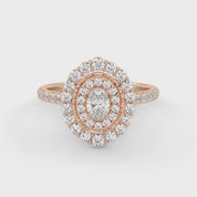 IGI Certified Cluster Diamond Ring
