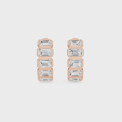 Mika Cluster Hoop Earrings