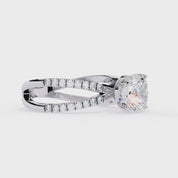 Scout Cushion Cut Split Shank Lab Grown Diamond Engagement Ring