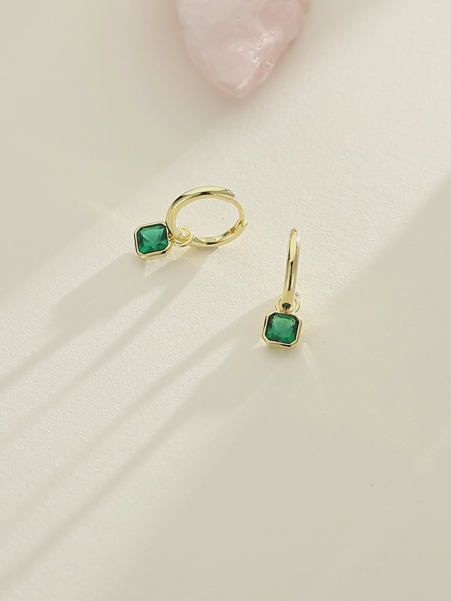 Joe Emerald Drop & Dangle Earrings