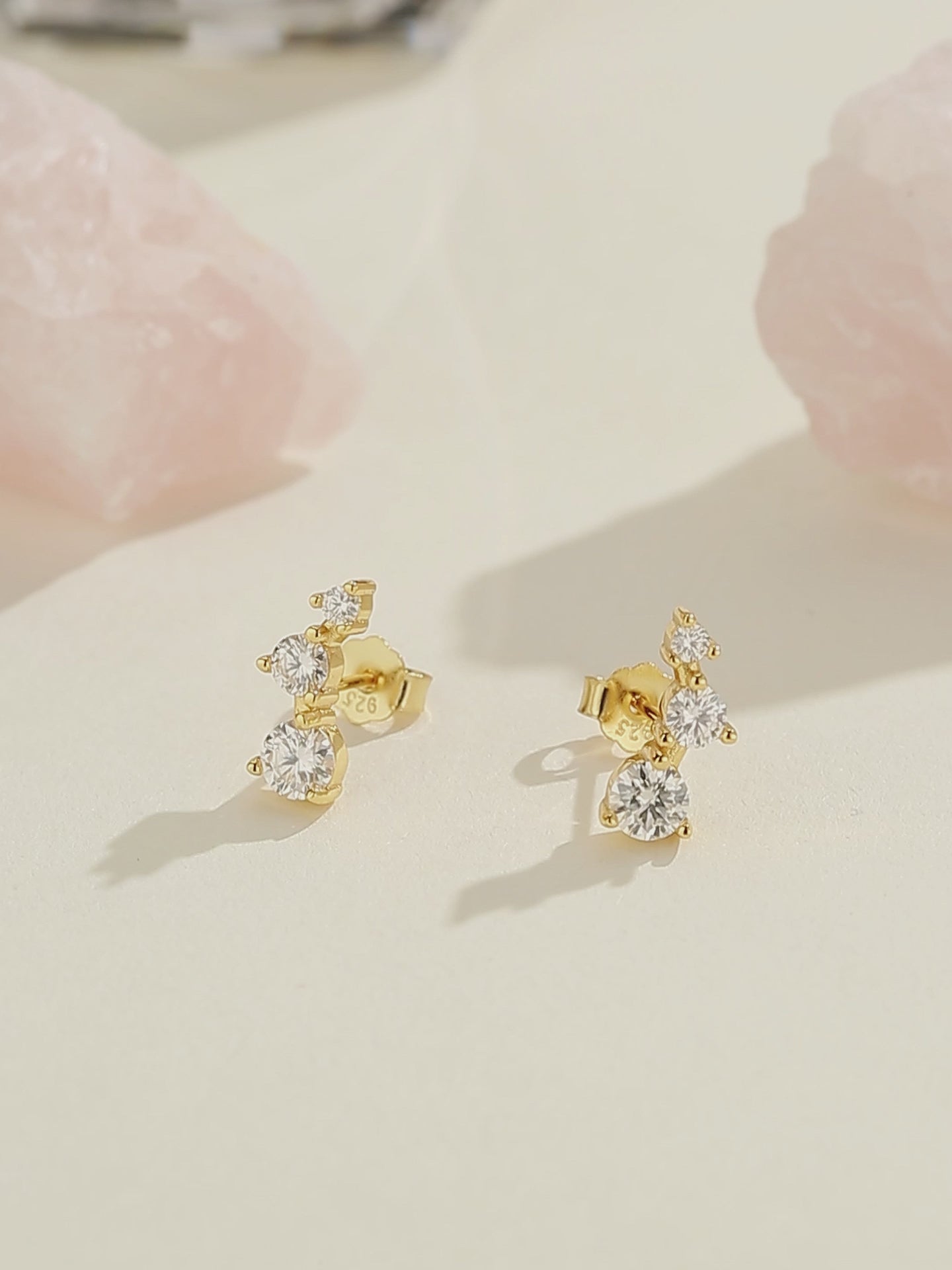 Constellation Moissanite Diamond Earrings