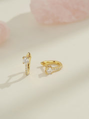 Splendid Diamond Hoop Earrings