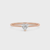 Annie Heart Solitaire Engagement Ring