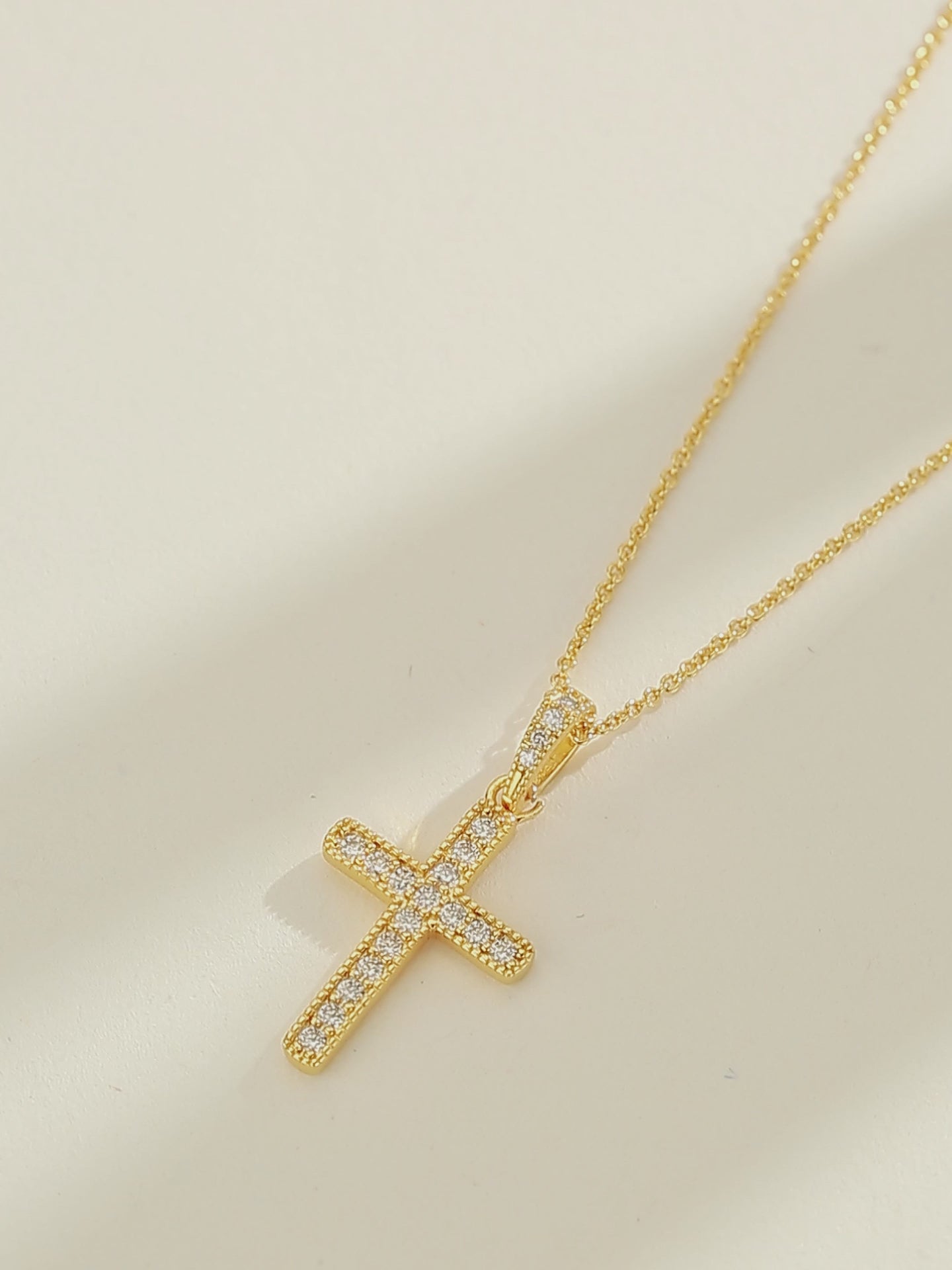 Cross Diamond necklace