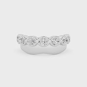 Acantha  Half Eternity Anniversary Ring