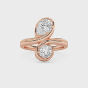 Orla Dual Pear Two Stone Engagement Ring