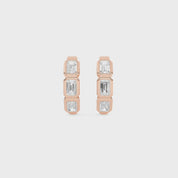 Myla Bezel Hoop Earrings