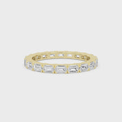 Troi Scalloped Eternity Ring