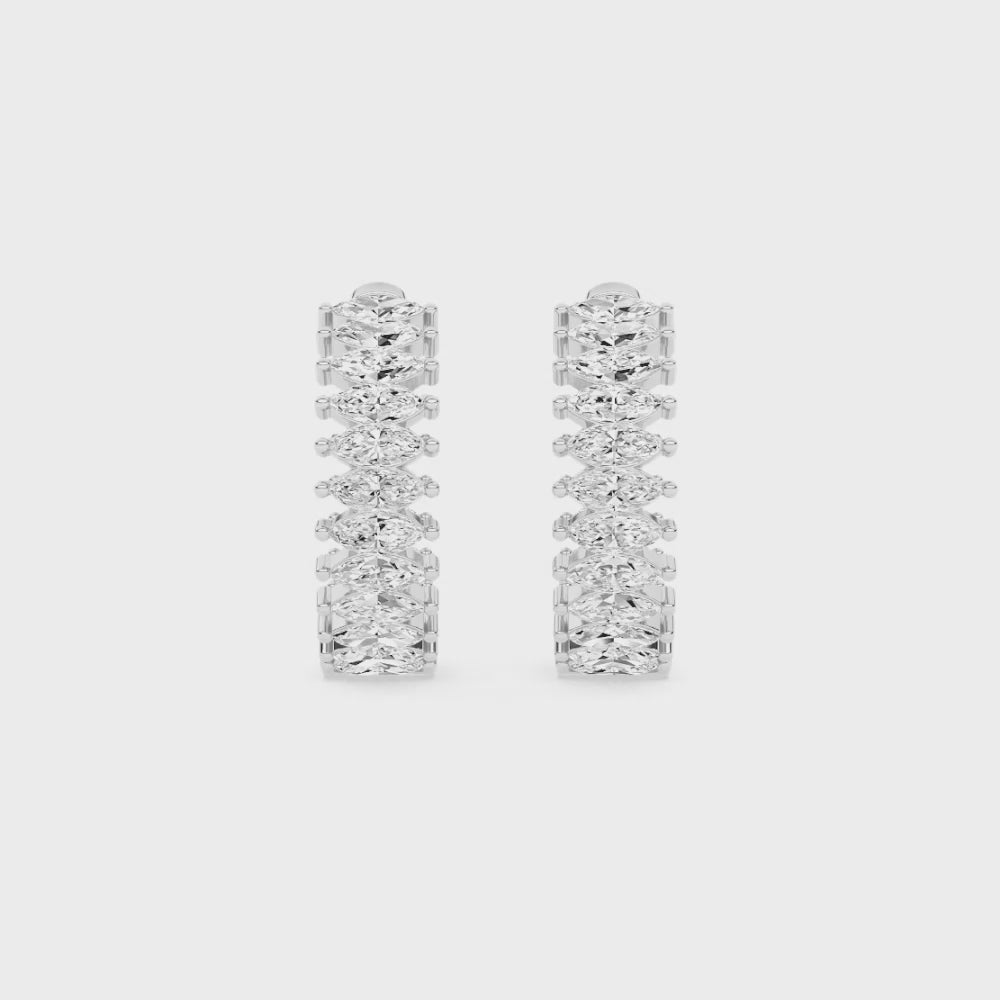 Huda Inside Out Hoop Earrings