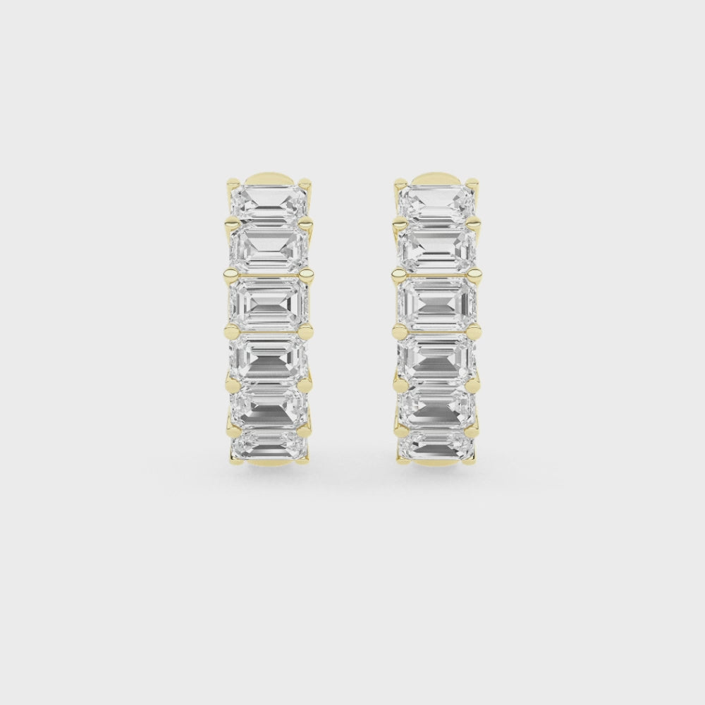 Emma Ladder Hoop Earrings